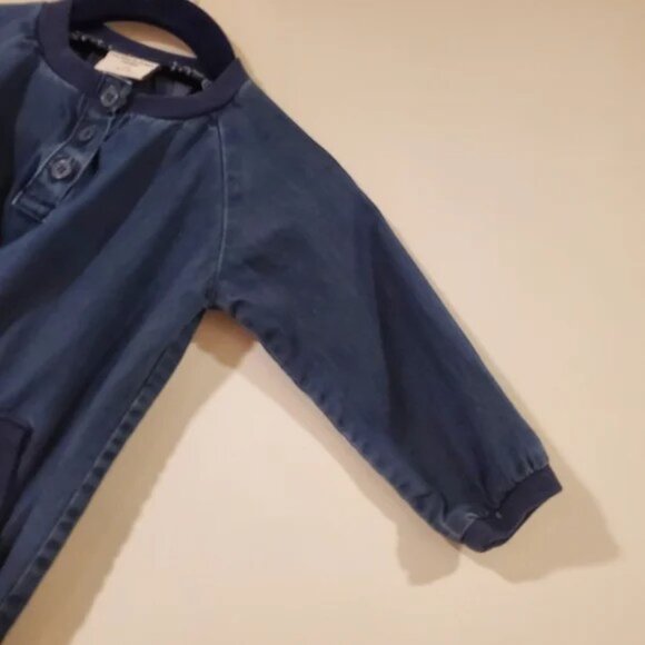 Polarn O. Pyret Denim Dress Infant's Size 4-6 Months - Picture 4 of 8